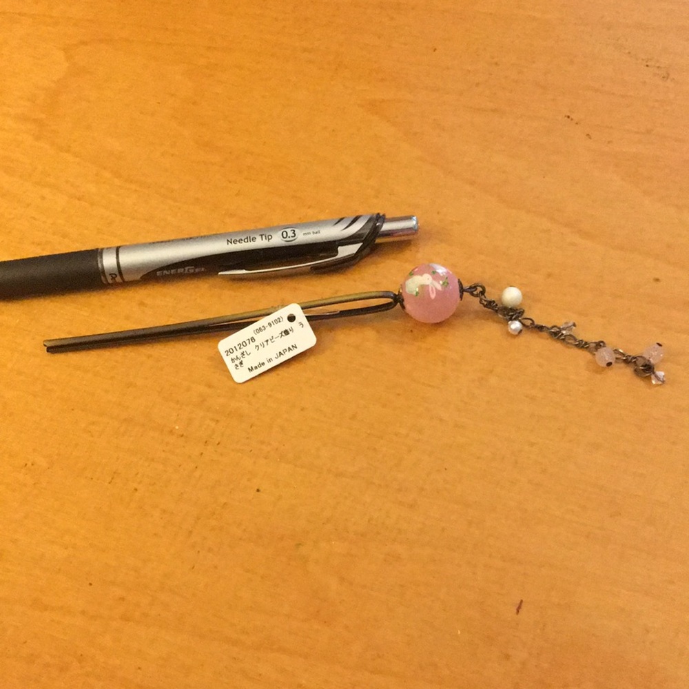 🌸 Sakura bunny Japanese hair pin 🐰